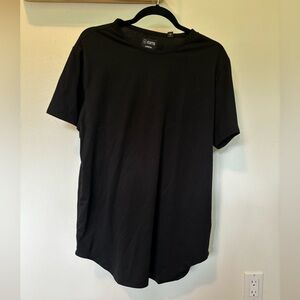 Cuts clothing elongated tee